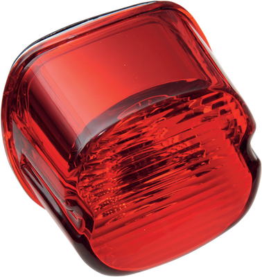 Drag Specialties Laydown Taillight Lens with No Tag Window Red 2010-07