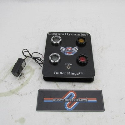 Custom Dynamics Bullet Ringz Motorcycle LED Dealer Retail Light Displa
