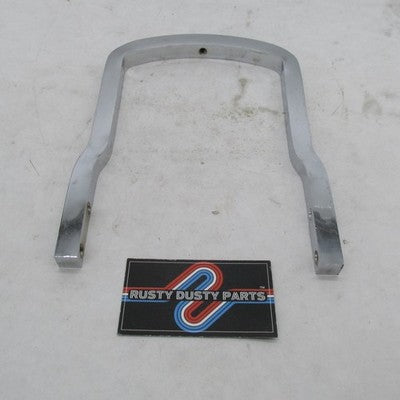 Harley Genuine Chrome Short Rail Sissy Bar Low Upright Backrest 2004+
