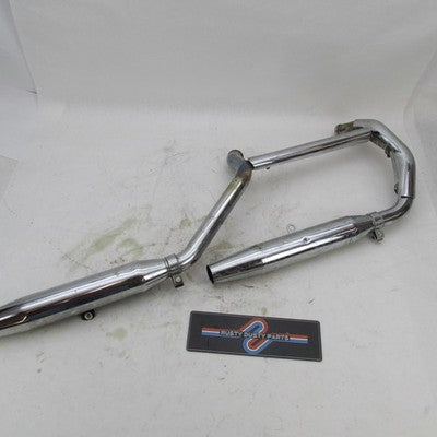 Harley OEM Stock 86-93 Sportster XL Exhaust System 65613-86A 65605-87A