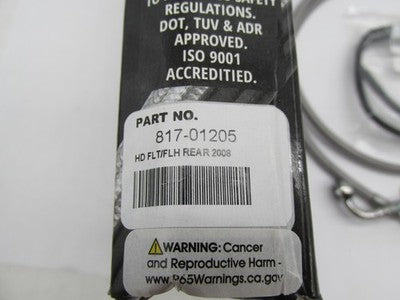 Goodridge NOS Harley Davidson 2008 FLT FLH Rear Brake Line 817-01205