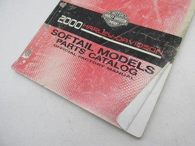 Harley-Davidson Official Factory 2000 Softail Model Parts Catalog 99455-00