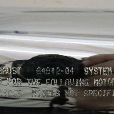 Harley Davidson OEM Chrome Single Exhaust Slip On Muffler FXST FXSTB 6