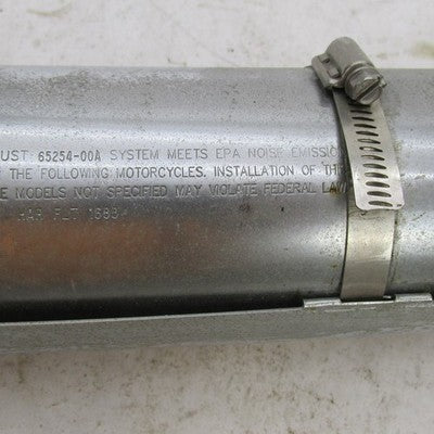 Harley Davidson OEM Chrome Right Side Slip Exhust Muffler Pipe Touring