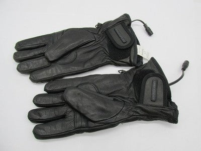 First Gear Agrotex Classic Heated Leather Motrocycle Riding Gloves Wom