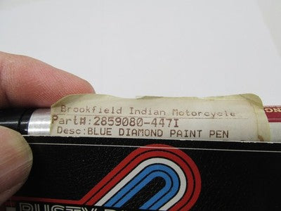 Indian Motorcycle Genuine OEM Touch Up Paint Pen Blue Diamond 031116
