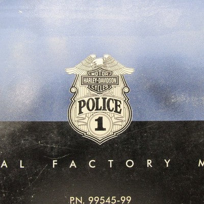 Harley-Davidson Official 1999 Police Models Parts Catalog Supplement 9