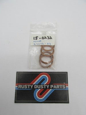 Lot of 4 V-Twin NOS Harley 27376-28 Linkert Float Bowl Gasket 15-0232