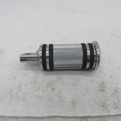 Harley Davidson OEM Single Chrome Billet Footpeg w/ Narrow Band Design
