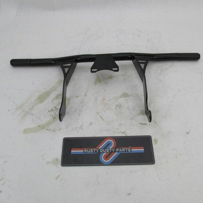 Black Highway Footpeg Front Engine Guard Crash Bar For Harley 14-23 To