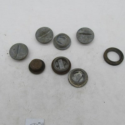 Lot of 10 Triumph BSA Engine Case Inspection Gearbox Plugs 60-70 57-21