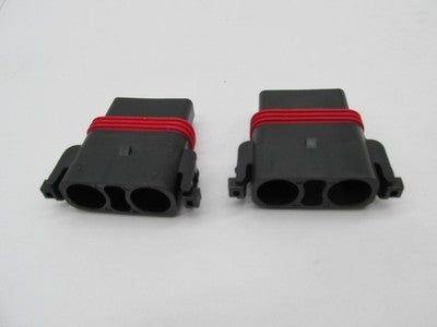 LOT of 2 Harley-Davidson NOS 2-Way Female Housing Connector 73301-04