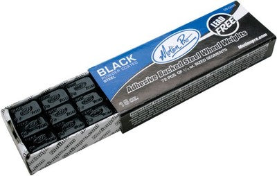 Motion Pro Steel Wheel Weights 18oz. - Black 08-0455