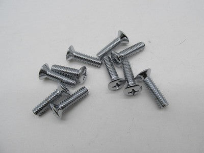 Lot of 10 Harley-Davidson Genuine NOS Chrome Air Cleaner Screws 94397-