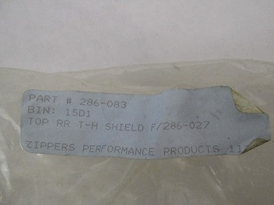 Zippers Performance Top Front Chrome Heat Shield 286-083