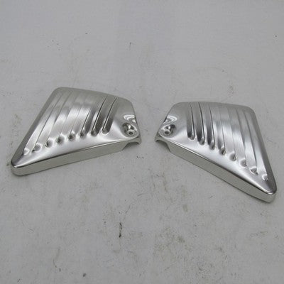 Pair of Harley OEM V-Rod VRSC Louvred Frame Neck Side Covers 66114-01