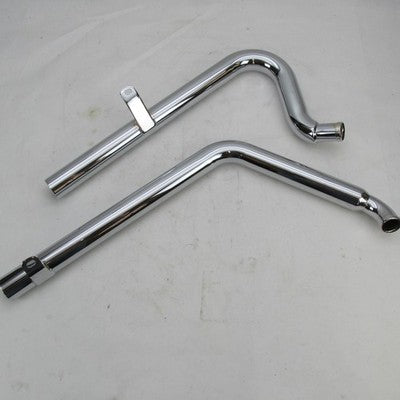 Set of '86-'06 HD Softail 1 5/8" - 3' Aftermarket Exhaust Blunt Cut Dr