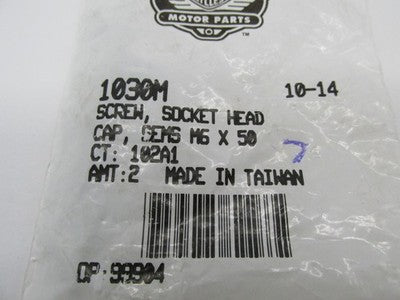 Lot of 2 Harley-Davidson OEM NOS M6 x 50 SEMS Socket Head Screws 1030M