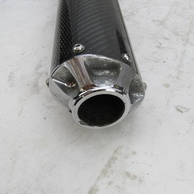 Pair of LA Choppers Carbon Fiber Slip-On Exhaust Mufflers StreetGlide