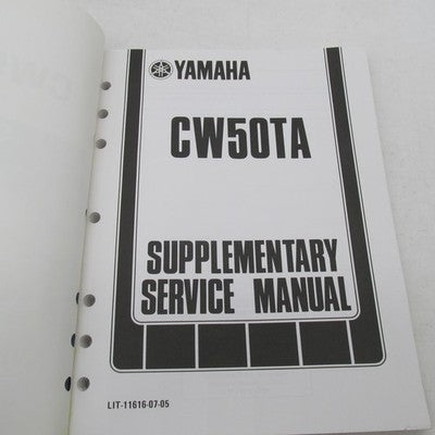 Yamaha OEM CW50 (W-A) Service Shop Repair Manual LIT-11616-CW-50 LIT-1