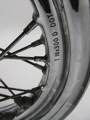 Harley-Davidson Genuine Touring Softail 16X3 Front Spoke Wheel Rim 430