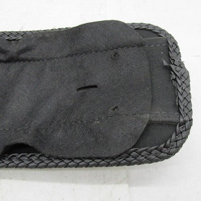 Mustang Harley 15" x 5" Studded Black Vinyl Fender Bib
