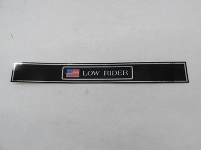 Harley Davidson Genuine Low Rider Lower Triple Tree Fork Cover Decal 4