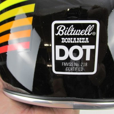Biltwell NIB Bonanza DOT Helmet XS Gloss Black Spectrum 1001-536-201 |