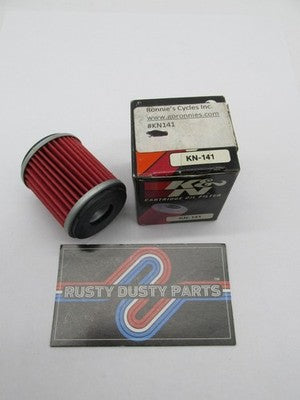 K&N New Motorcycle Cartridge Oil Filter KN-141