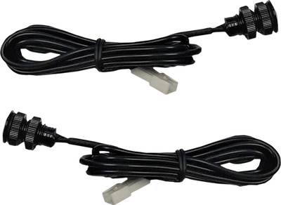 Custom Dynamics LED Boltz Lights Red - Polished CD-BOLT-R2-P