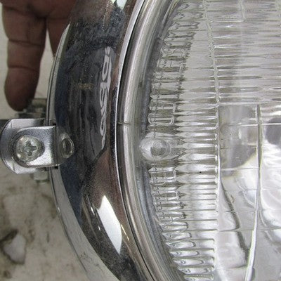 Harley OEM 7" Headlight Assembly w/ Sylvania Bulb Lamp Softail Fat Boy