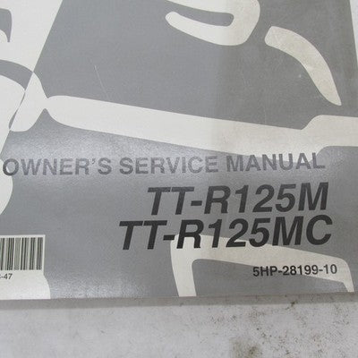 Yamaha OEM Service Manual TT-R125M/TT-125MC LIT-11626-13-47 5HP-28199-