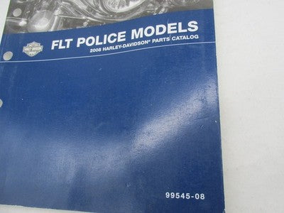 Harley-Davidson Official Factory 2008 FLT Police Models Parts Catalog