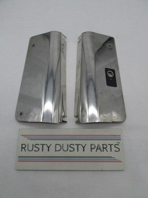 Pair of Harley Davidson Genuine Stock Softail Upper Fork Headlight Sid