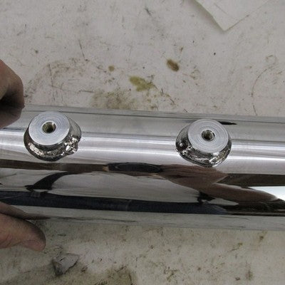 Harley Davidson OEM Pair of Chrome Tapered Exhaust Mufflers 65357-07