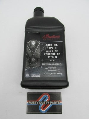 Indian Genuine OEM Fork Oil Type II Challenger 1 Quart