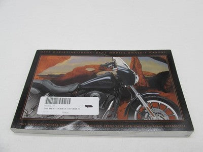 Harley Davidson 2001 Official Factory Dyna Models Owner's Manual 99467