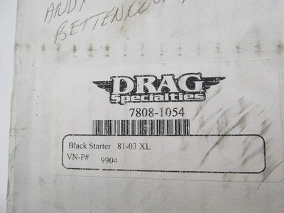 Harley Davidson Drag Specialties NOS 81-03 Sportster Black Starter 780