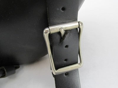 The Leatherworks Black Right Side Harley Davidson Saddlebag wihtout Ke