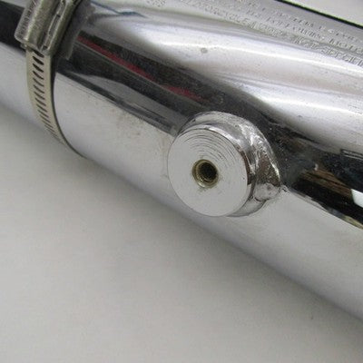 Pair Harley OEM Chrome Catalytic Slip-On Exhaust Mufflers FXST 08-17 6