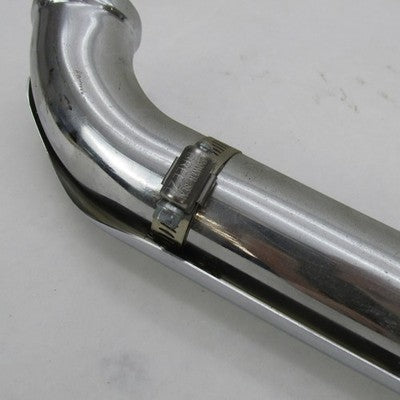 Harley OEM Softail Front Exhaust Head Pipe w/ Chrome Heat Shield 65401