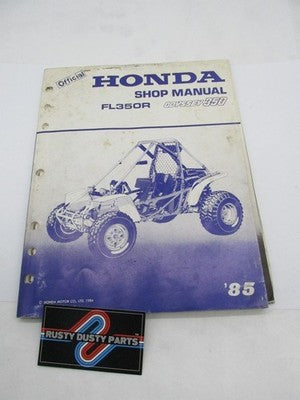 Honda Official Factory 1985 FL350R Odyssey 350 Buggy Service Manual Bo
