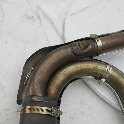 Harley OEM Catalytic Exhaust Headers w/ Shields 12-17 Dyna FXDF FXDWG