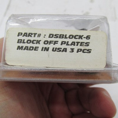 Driven 3 Piece Block Off Plates DSBLOCK6