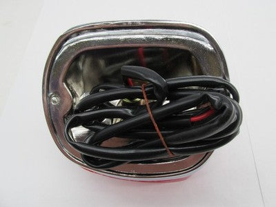 V-Twin NOS Harley 73-92 FX/FL/XL Stock Type Chrome Tail Lamp 33-0301