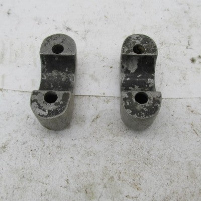 Pair of Vintage Triumph BSA Front Fork Leg Axle End Caps