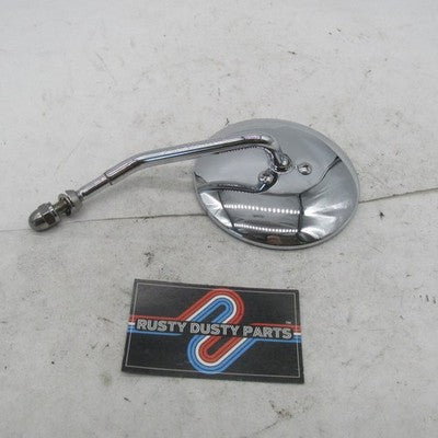 Harley Davidson Genuine OEM Chrome Short Stem Round Mirror Left Side 9