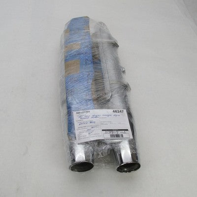 Pair Harley OEM Chrome Catalytic Slip-On Exhaust Mufflers FXST 08-17 6