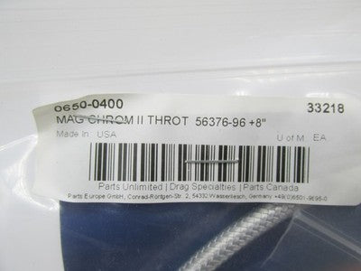 Magnum NOS 33218 Harley 47.5" Braided Throttle Cable, Chromite II 0650