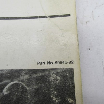 Harley Davidson Official Factory 1991 and 1992 Police Parts Catalog 99